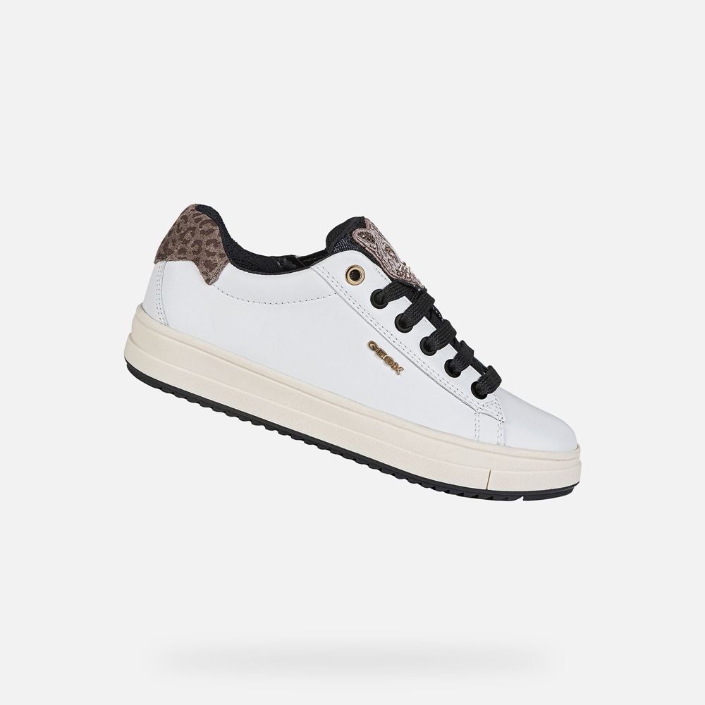 Tenis Geox Menina Branco - Rebecca - XZBLP3712